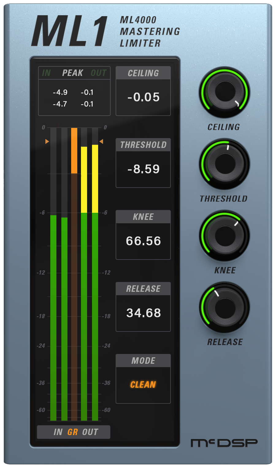 MCDSP ML4000 Native v7 - Mastering Limiter