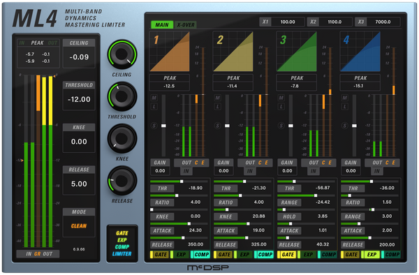 MCDSP ML4000 Native v7 - Mastering Limiter