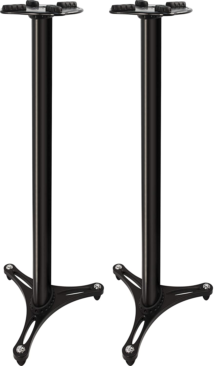 Ultimate Support MS-90-45B - Studio Monitor Stand 45", PAIR, Black [Special Order]
