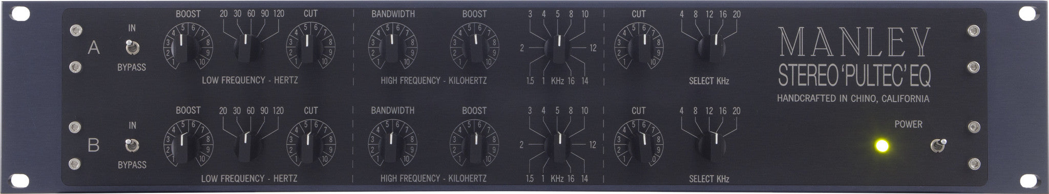 Recording Equipment - Manley - Manley Stereo Pultec Equalizer - Professional Audio Design, Inc