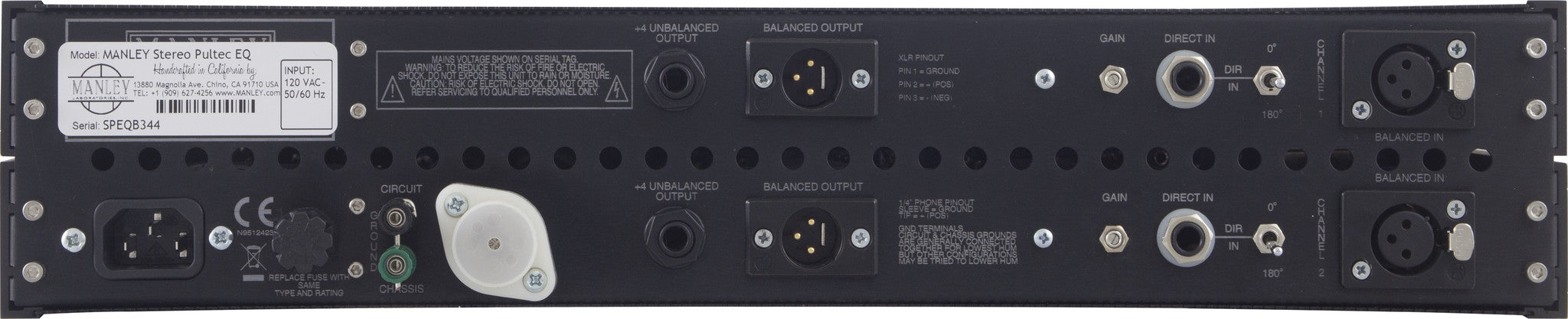 Recording Equipment - Manley - Manley Stereo Pultec Equalizer - Professional Audio Design, Inc