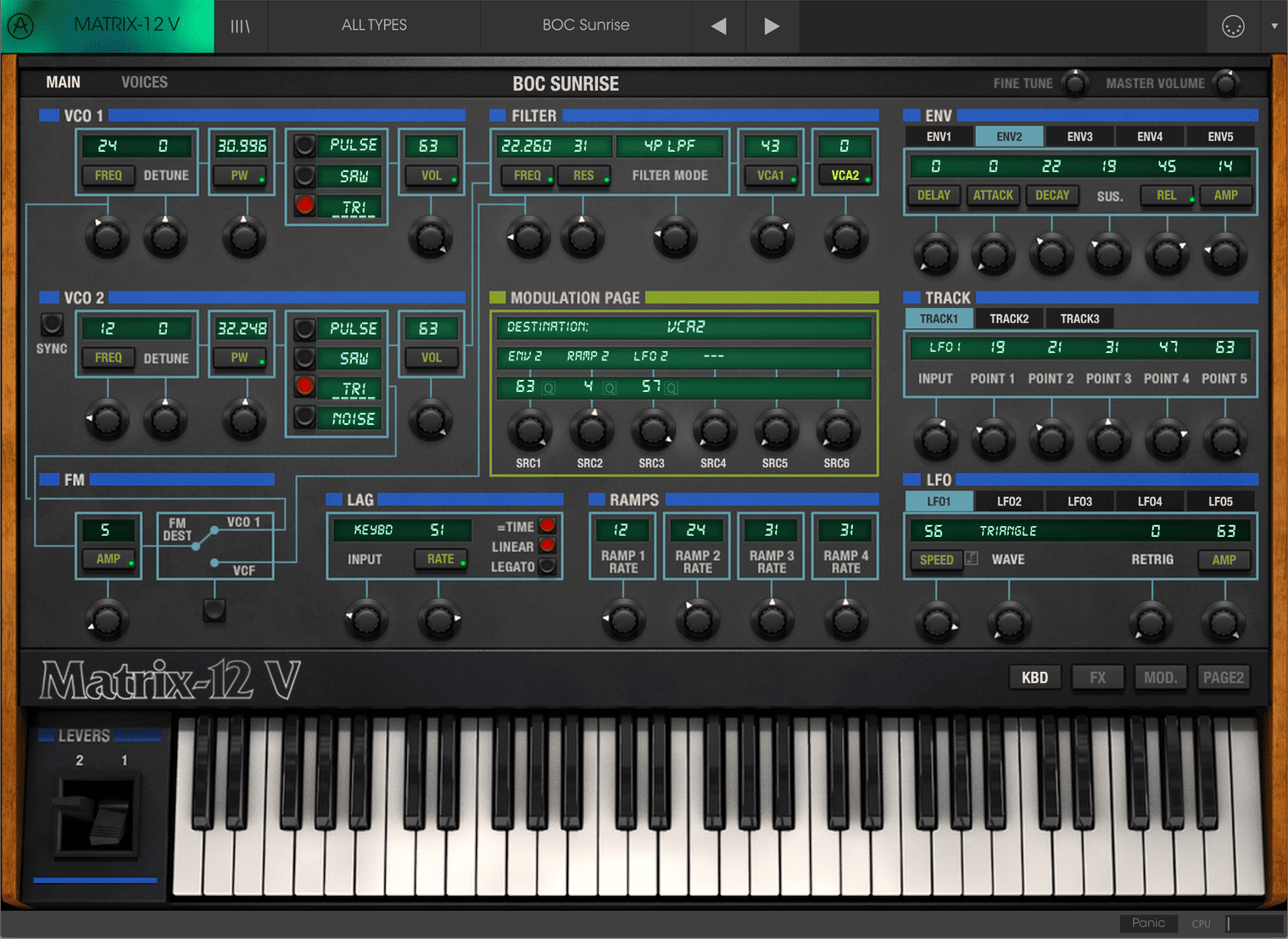 Arturia Matrix-12 V2 License - Software Synthesizer