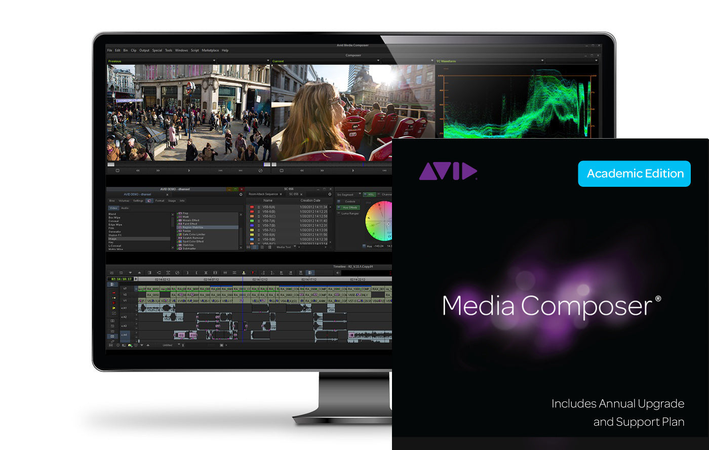 Avid Media Composer Annual Upgrade & Support Plan Edu - Professional Audio Design, Inc