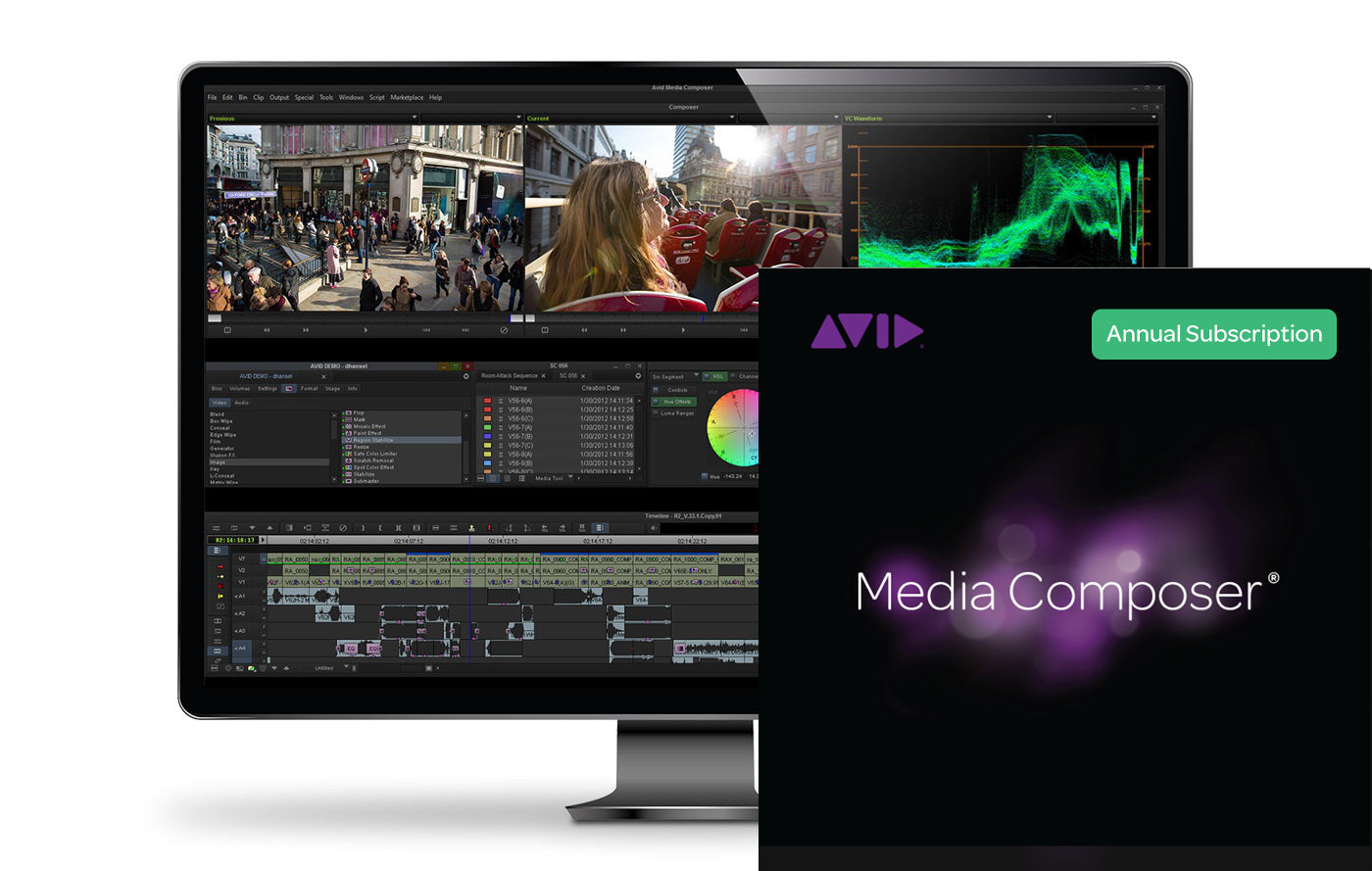 Avid Media Composer 1-Year Subscription - Professional Audio Design, Inc