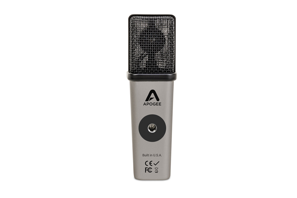 Apogee MiC Plus - USB Microphone with Headphone Out for iOS, Mac & Windows (Includes Tripod & Stand Adapter) - Professional Audio Design, Inc