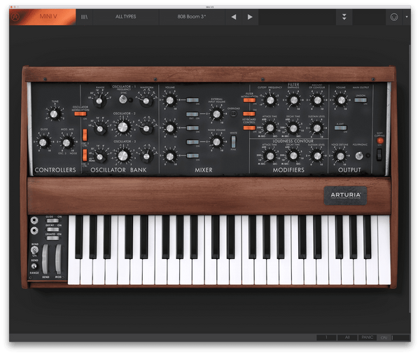 Arturia Mini V3 License - Mini V3 software Instrument