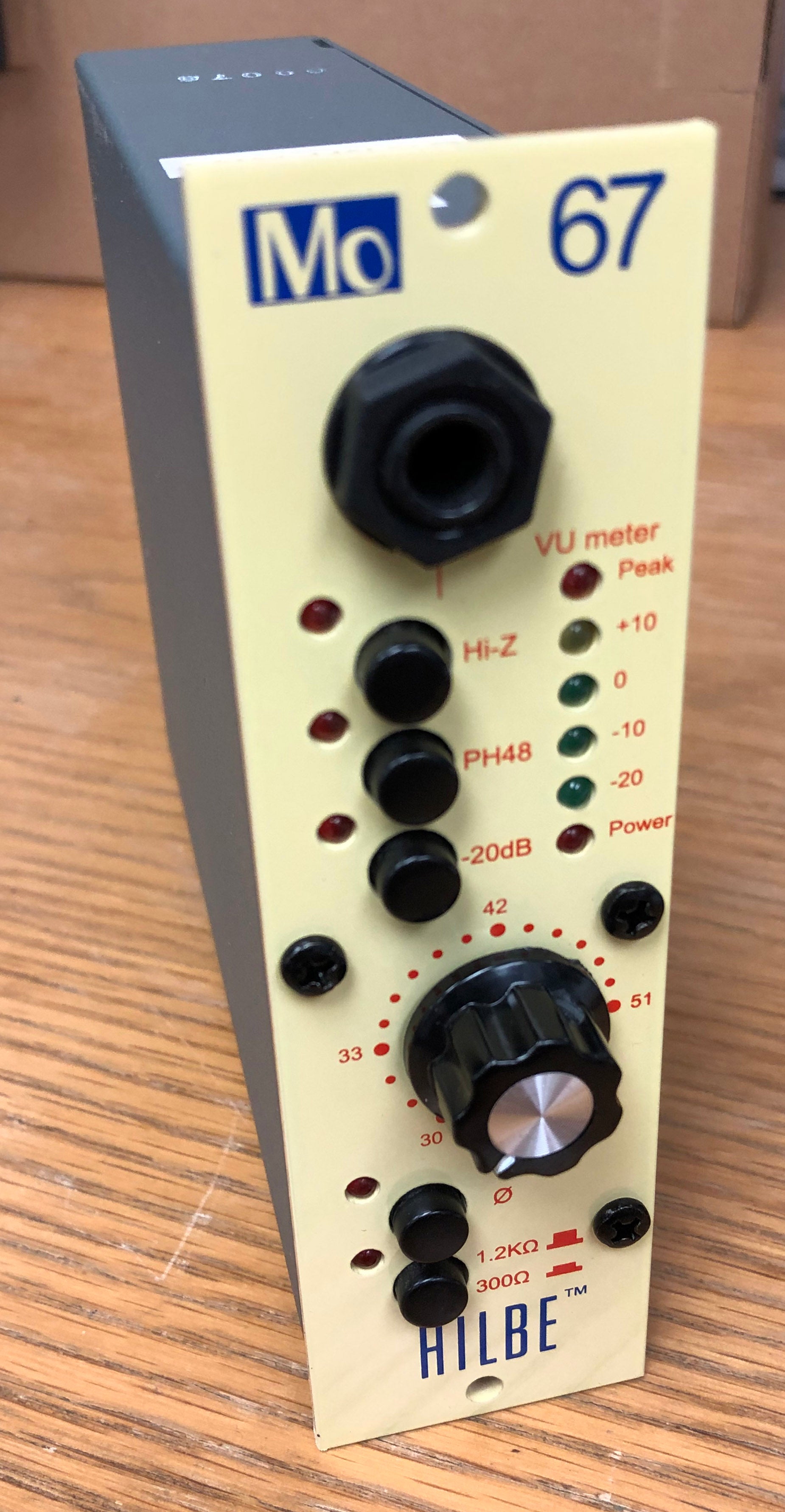 T.H.E. HILBE Mo 67 Mic Pre - 500 Series - Professional Audio Design, Inc