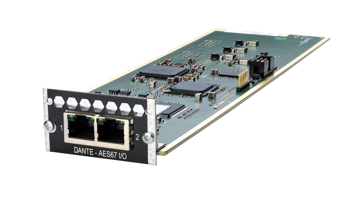 Dante Module Chart NTP CARDDANTE - Professional Audio Design, Inc