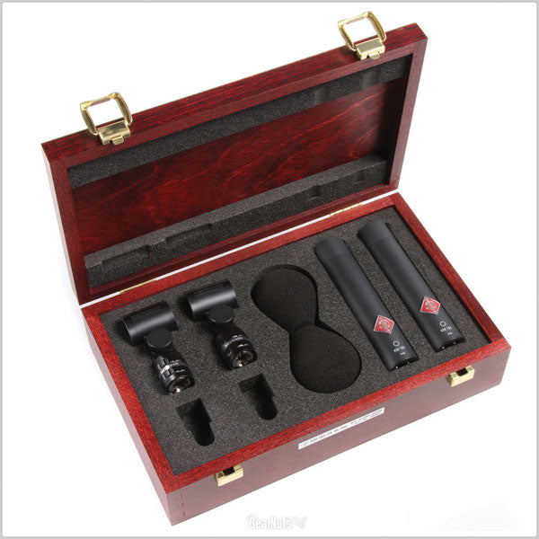 Neumann KM 185 - MT - Stereo SET Small Diaphragm Microphone - Black - Microphones - Professional Audio Design, Inc