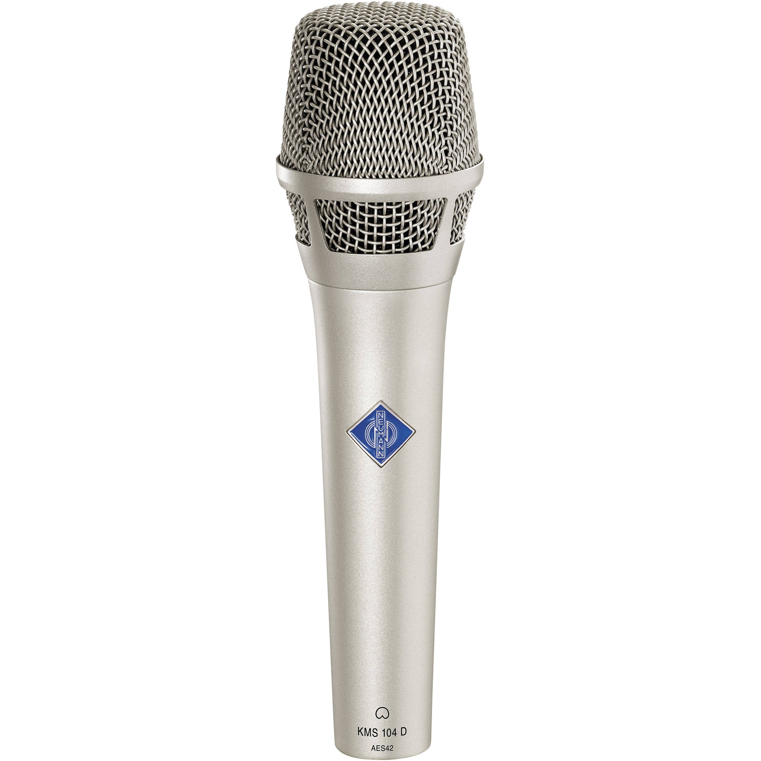 Neumann KMS 104 Cardioid Handheld Microphone - Nickel - Microphones - Professional Audio Design, Inc