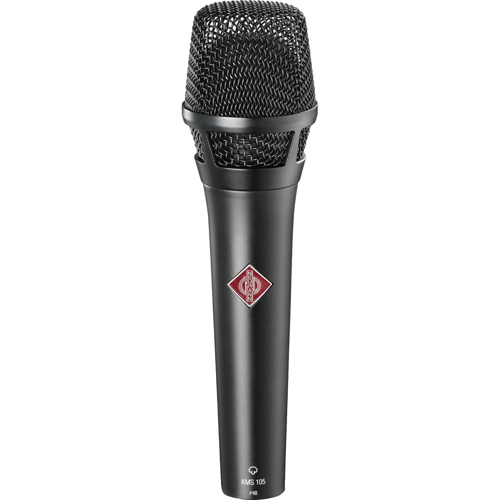 Neumann KMS 105 Supercardioid Handheld Microphone - Black - Microphones - Professional Audio Design, Inc