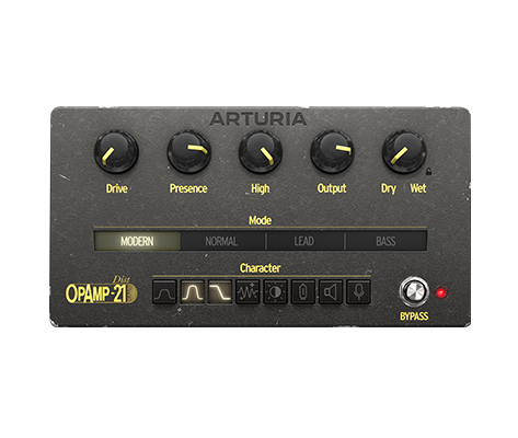 Arturia Dist OPAMP-21 - Amped distortion classic
