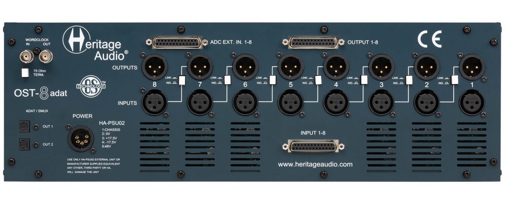 Heritage Audio OST-8 ADAT - 8 slot rack with ADAT