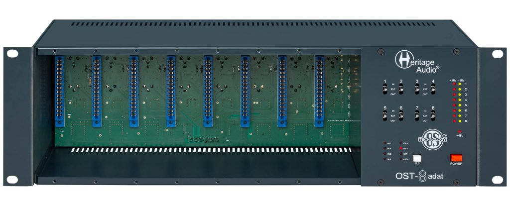 Heritage Audio OST-8 ADAT - 8 slot rack with ADAT