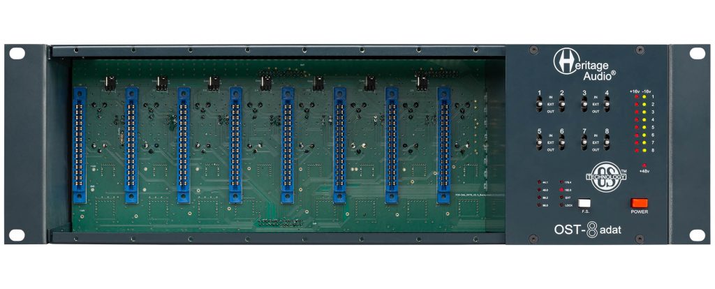 Heritage Audio OST-8 ADAT - 8 slot rack with ADAT