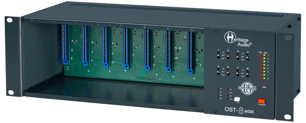 Heritage Audio OST-8 ADAT - 8 slot rack with ADAT