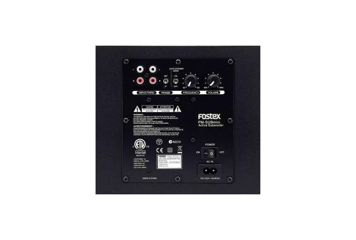 Fostex PM-SUBmini2 - Powered Subwoofer 5" w/Auto standby switch