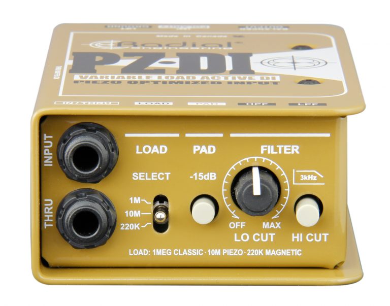 Radial Engineering PZ-DI - Active DI - Professional Audio Design, Inc