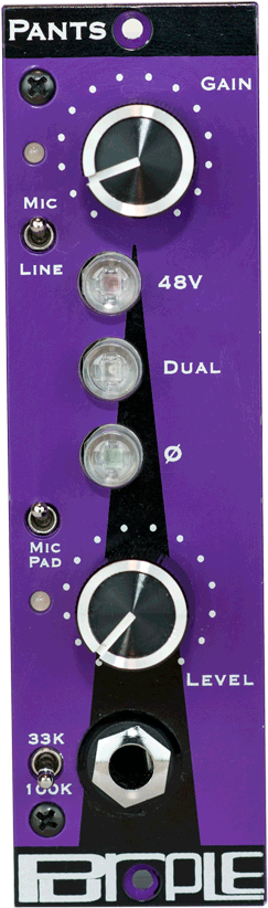 Recording Equipment - Purple Audio - Purple Audio Pants Differential Preamp Module - Professional Audio Design, Inc
