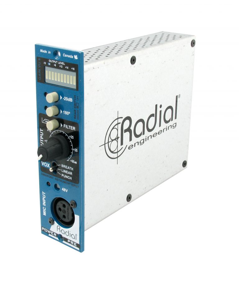 Radial Engineering PowerPre - 500 Series Preamp - Professional Audio Design, Inc