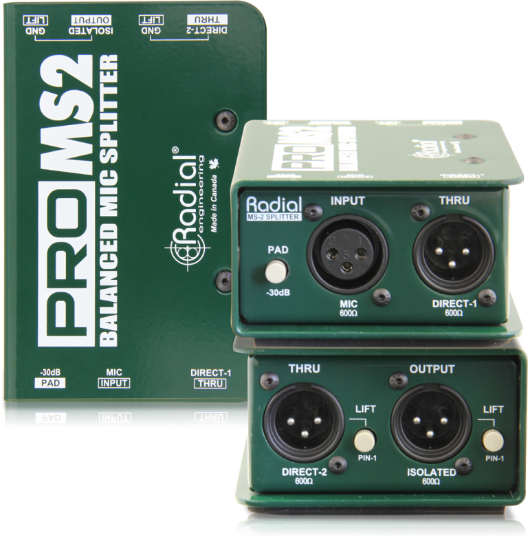 Radial Engineering ProMS2 - Live Sound - Professional Audio Design, Inc