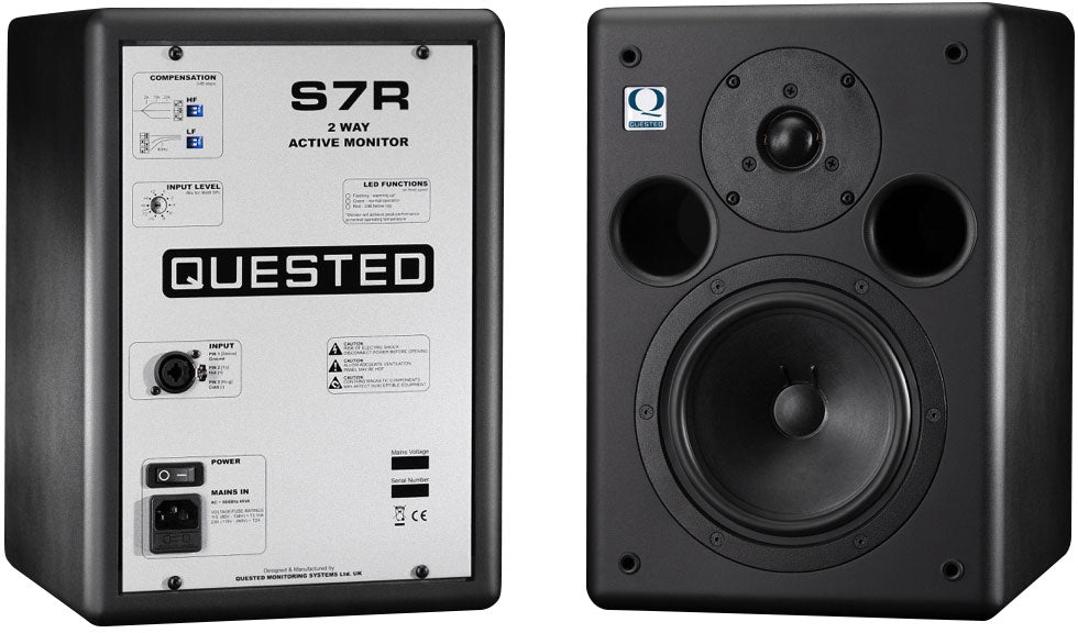 Quested S7R Mk III 2-Way Active Studio Monitor - Monitor - Professional Audio Design, Inc
