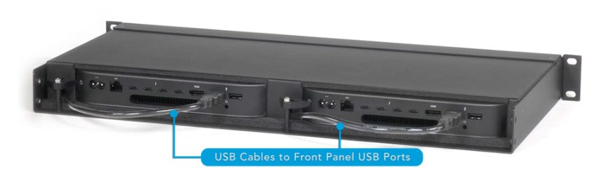 Sonnet RackMac mini - 1U Rack Kit for 2 Mac minis (Intel & M1 ...