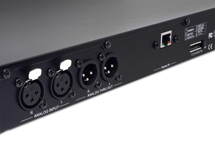 Fostex RM-3DT - 1U Rack-mount Stereo Monitor with Dante