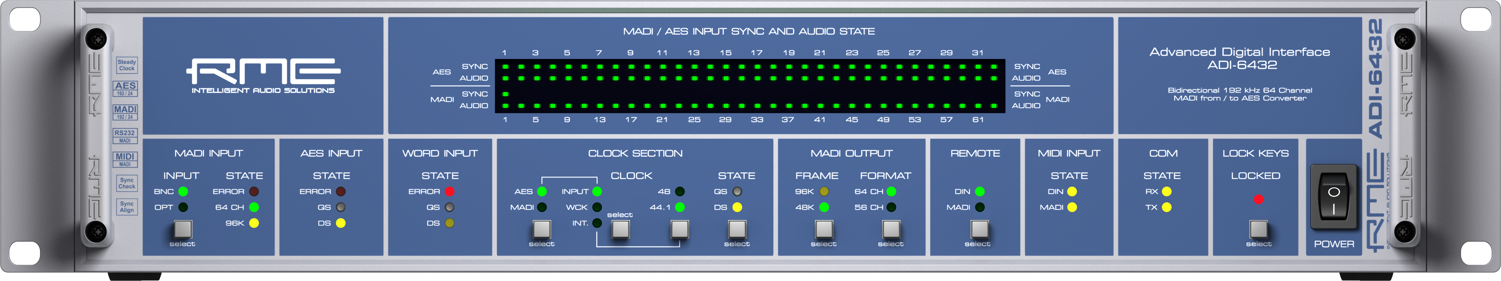 RME ADI-6432 - Converters - Professional Audio Design, Inc