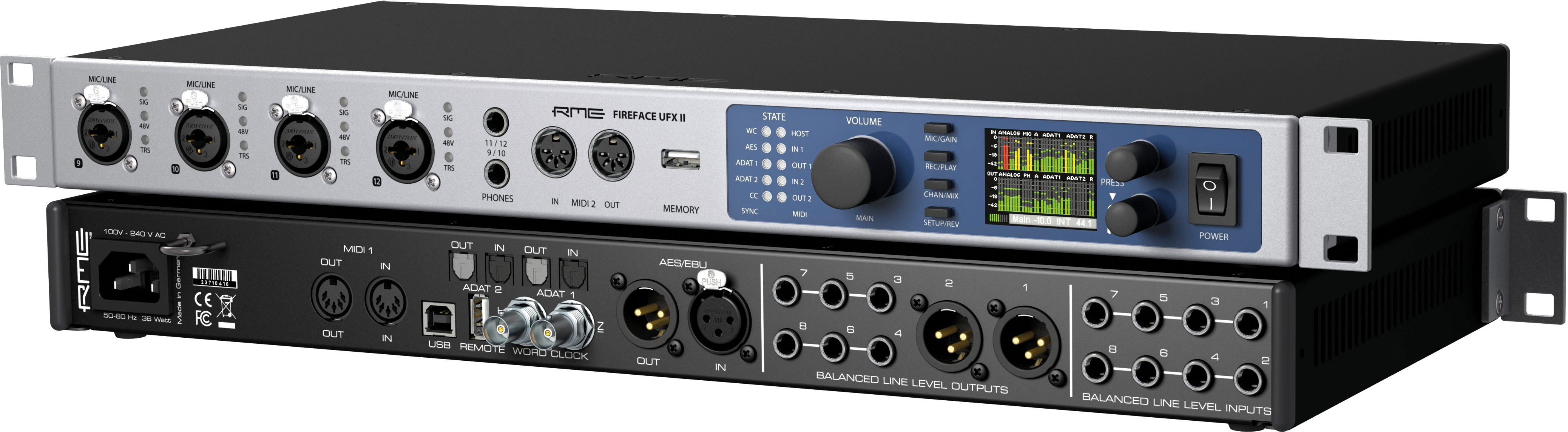 RME Fireface UFX II - Interfaces - Professional Audio Design, Inc