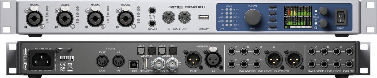 【美品】RME Fireface UFX II Amazon.com: Fireface UFX II USB Audio Interface : Musical