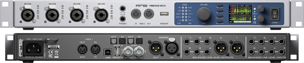 RME Fireface UFX 美品 RME Fireface UFX