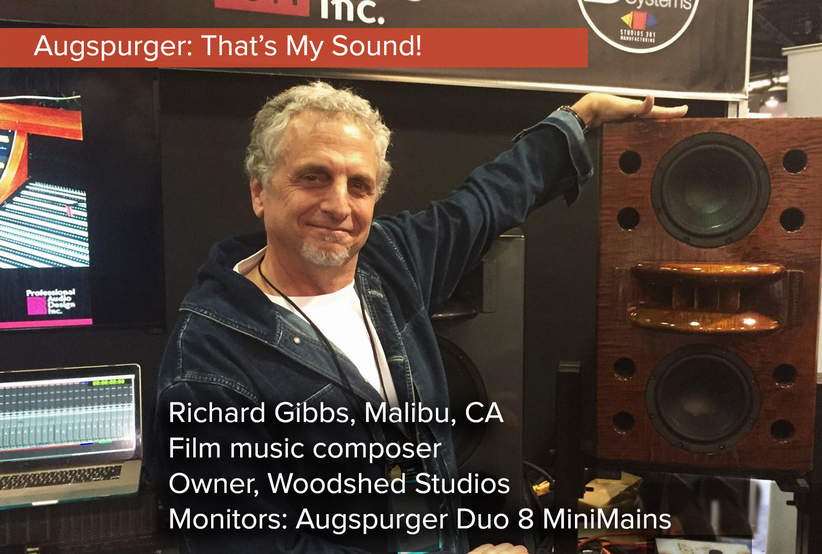Client Gallery - Professional Audio Design, Inc - Duo 8 MiniMains at Woodshed Studios, Malibu - Professional Audio Design, Inc