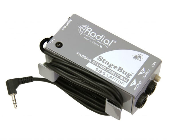 Radial Engineering SB-5 Laptop - Compact Stereo Laptop DI