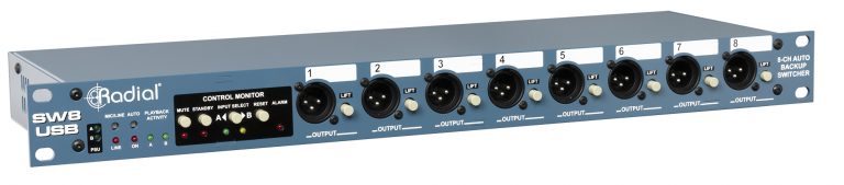 Radial Engineering SW8-USB - Speaker Switcher - Professional Audio Design, Inc