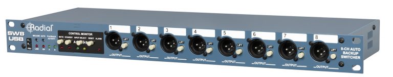 Radial Engineering SW8-USB - Speaker Switcher - Professional Audio Design, Inc