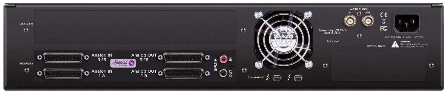 oggiiiページ Apogee SYMPHONY I/O MKII THUNDERBOLT CHASSIS WITH 2X 16 ANALOG