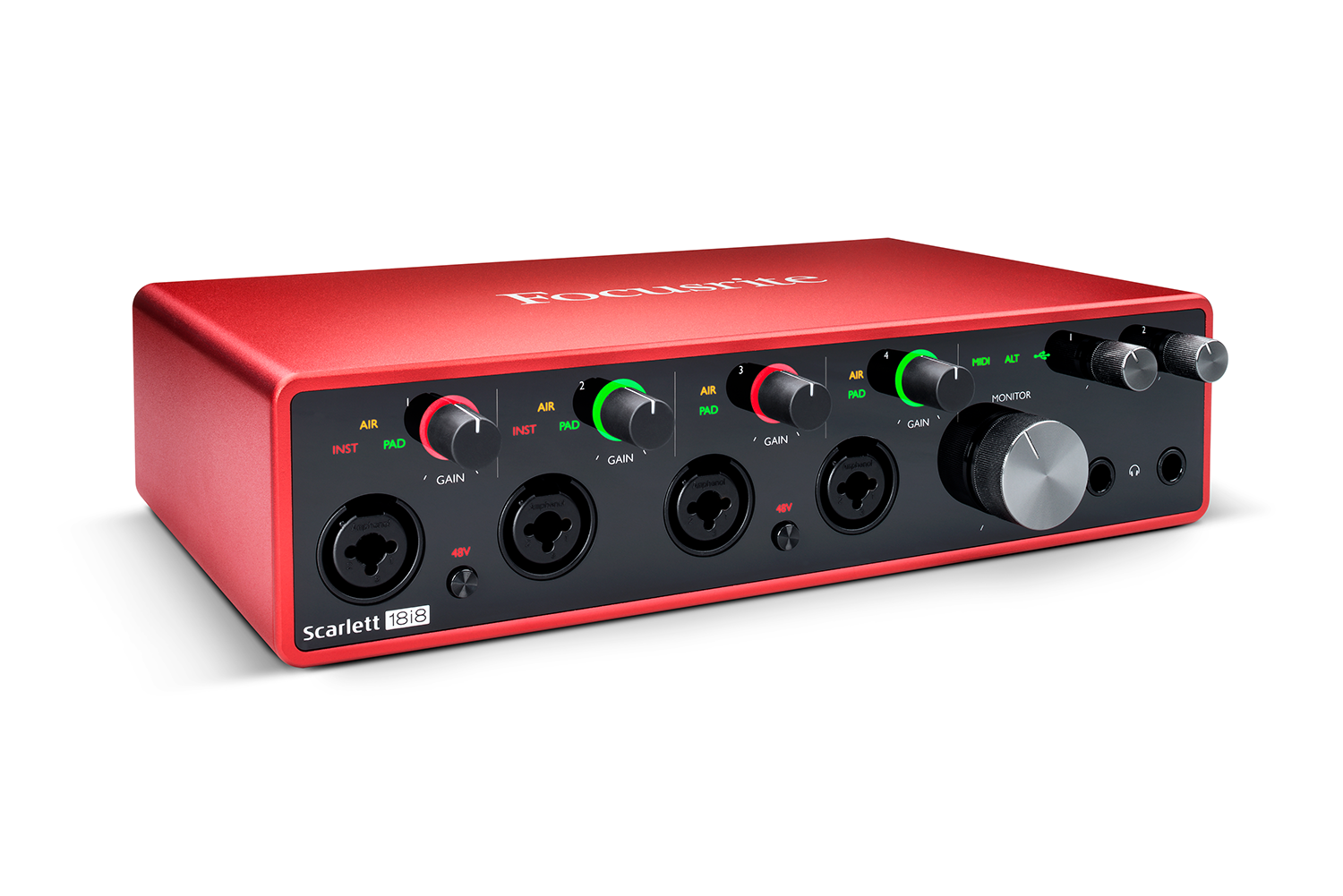 Focusrite Scarlett 18i8 3rd Gen 18-in, 8-out USB Audio Interface - Interfaces - Professional Audio Design, Inc