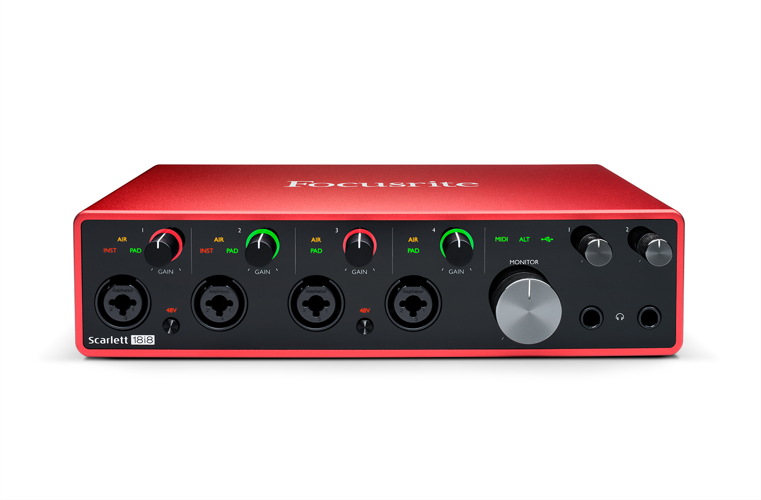 Focusrite Scarlett 18i8 3rd Gen 18-in, 8-out USB Audio Interface - Interfaces - Professional Audio Design, Inc