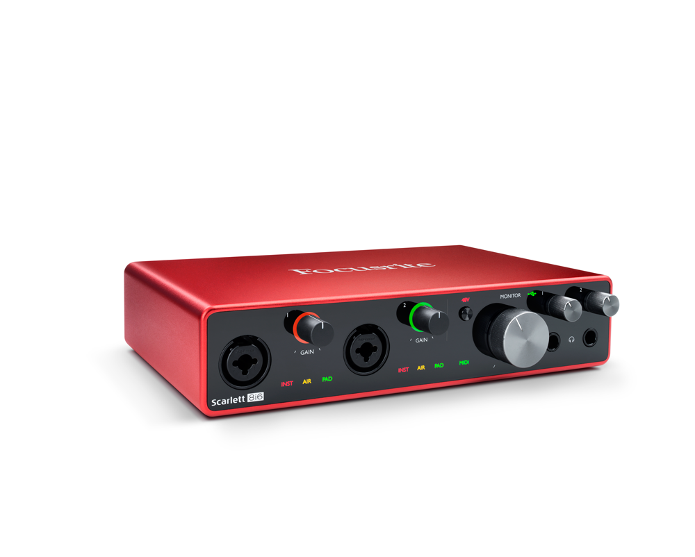 Focusrite Scarlett 8i6 3rd Gen 8-in, 6-out USB Audio Interface - Interfaces - Professional Audio Design, Inc