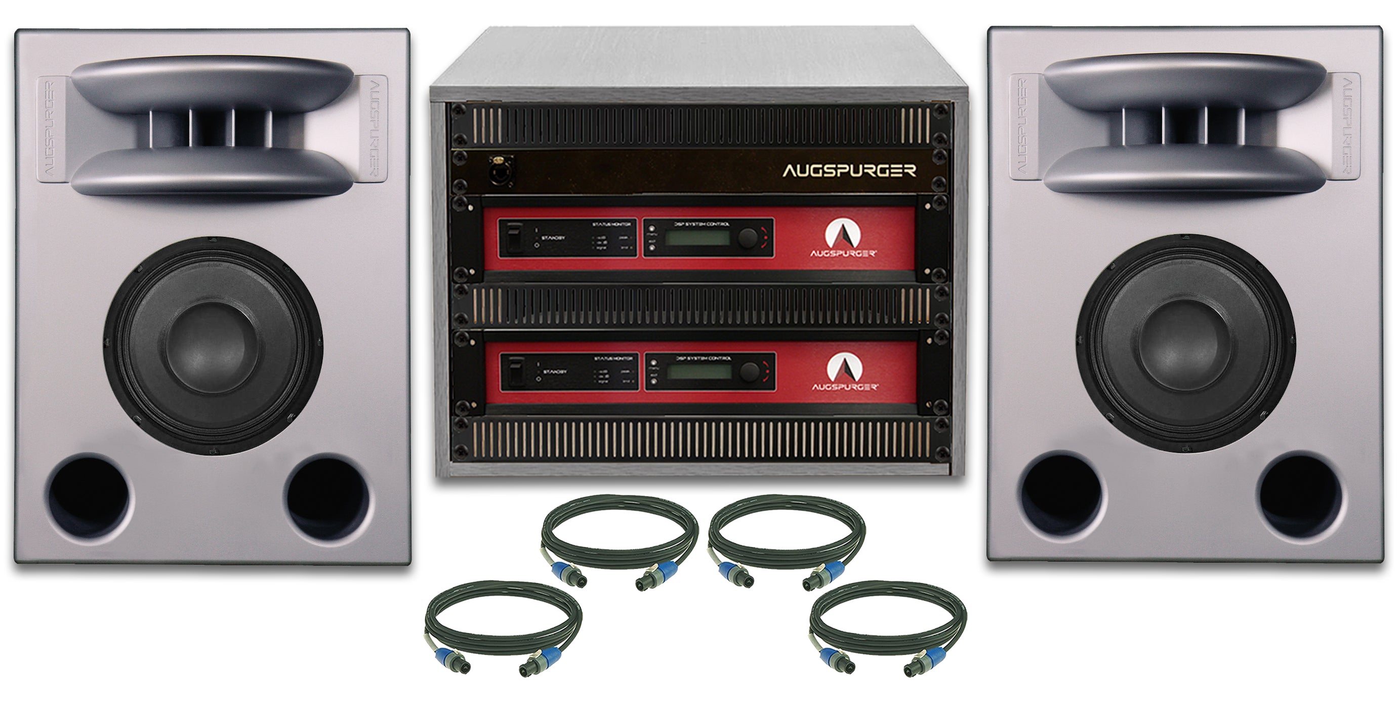 Augspurger Solo 8-SXE3/3500 Active Main Monitor System - Professional Audio Design, Inc