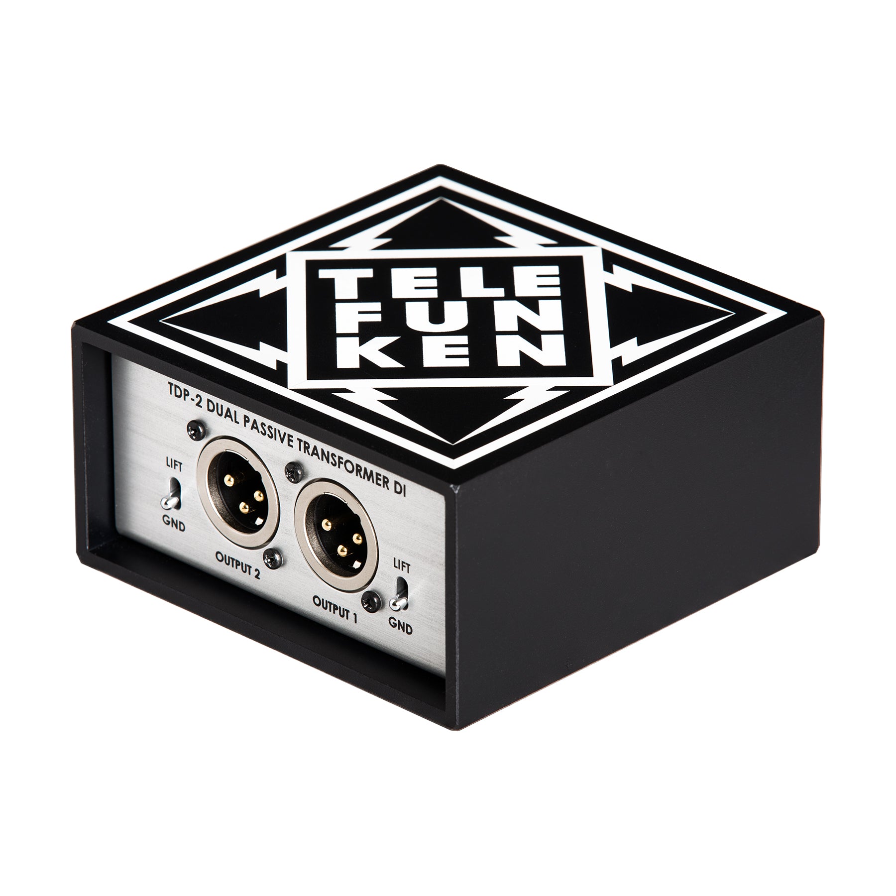 Telefunken TDP-2 Passive Stereo DI Boxes - Passive DI - Professional Audio Design, Inc