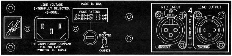 John Hardy Jensen Twin Servo 990 Microphone Preamplifier - Mic Preamp - Professional Audio Design, Inc