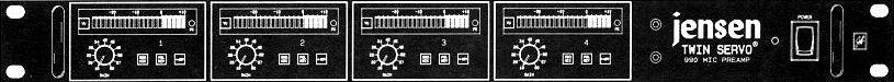 John Hardy Jensen Twin Servo 990 Microphone Preamplifier - Mic Preamp - Professional Audio Design, Inc