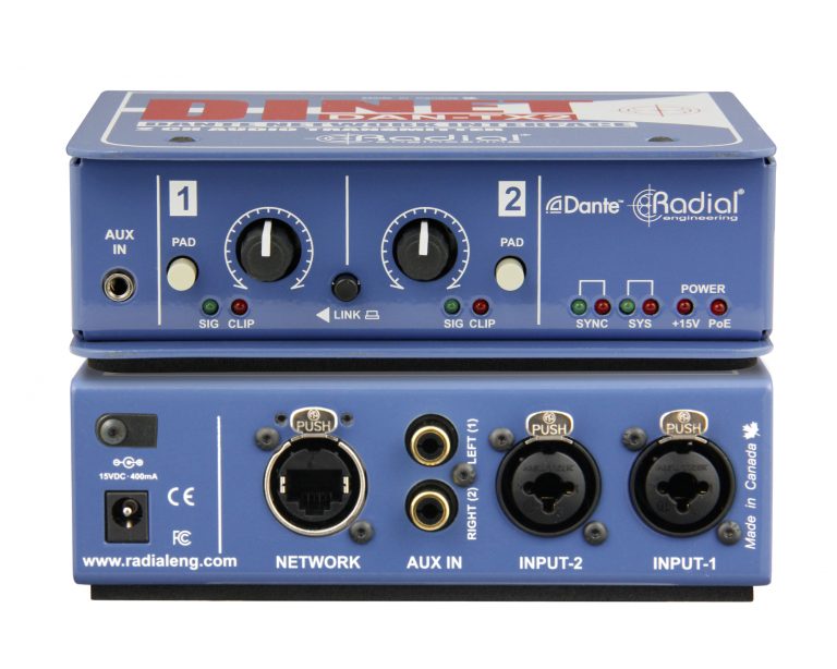 Radial Engineering DiNet DAN-TX2 - Live Sound - Professional Audio Design, Inc