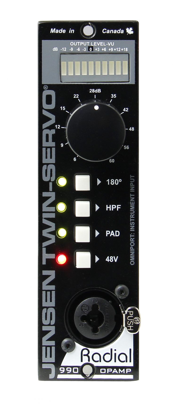 Radial Engineering Twin Servo - 500 Series Preamp - Professional Audio Design, Inc