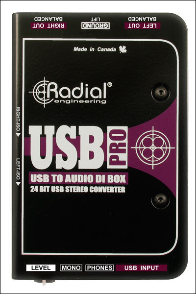 Radial Engineering USB-Pro - Converters - Professional Audio