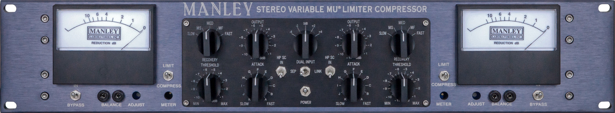 Recording Equipment - Manley - Manley Mastering Stereo Vari-Mu Limiter Compressor - Professional Audio Design, Inc