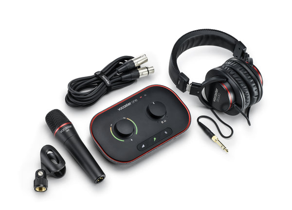 Focusrite Vocaster One Studio - The Essential Podcasting Kit