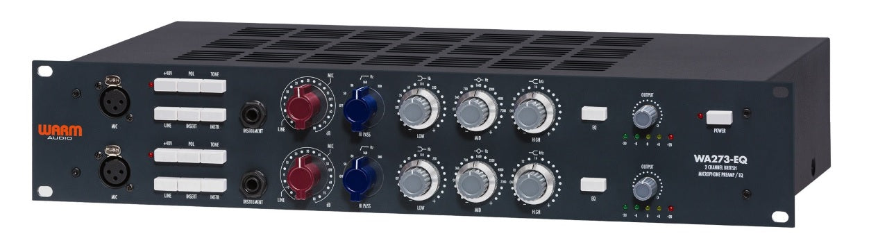 Warm Audio WA273-EQ Dual Channel British Mic Pre with EQ - Mic Preamp - Professional Audio Design, Inc